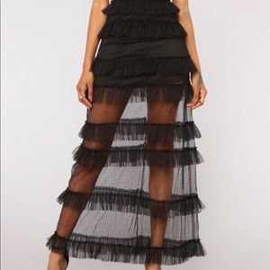 from a dream ruffle skirt